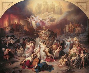 Destruction of Jerusalem by Titus by Wilhelm von Kaulbach